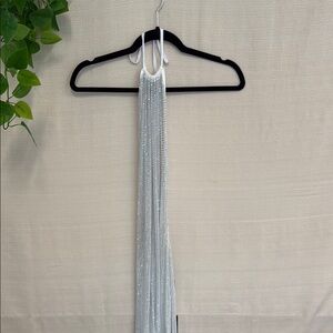 Silver Backless Dress *NWT*